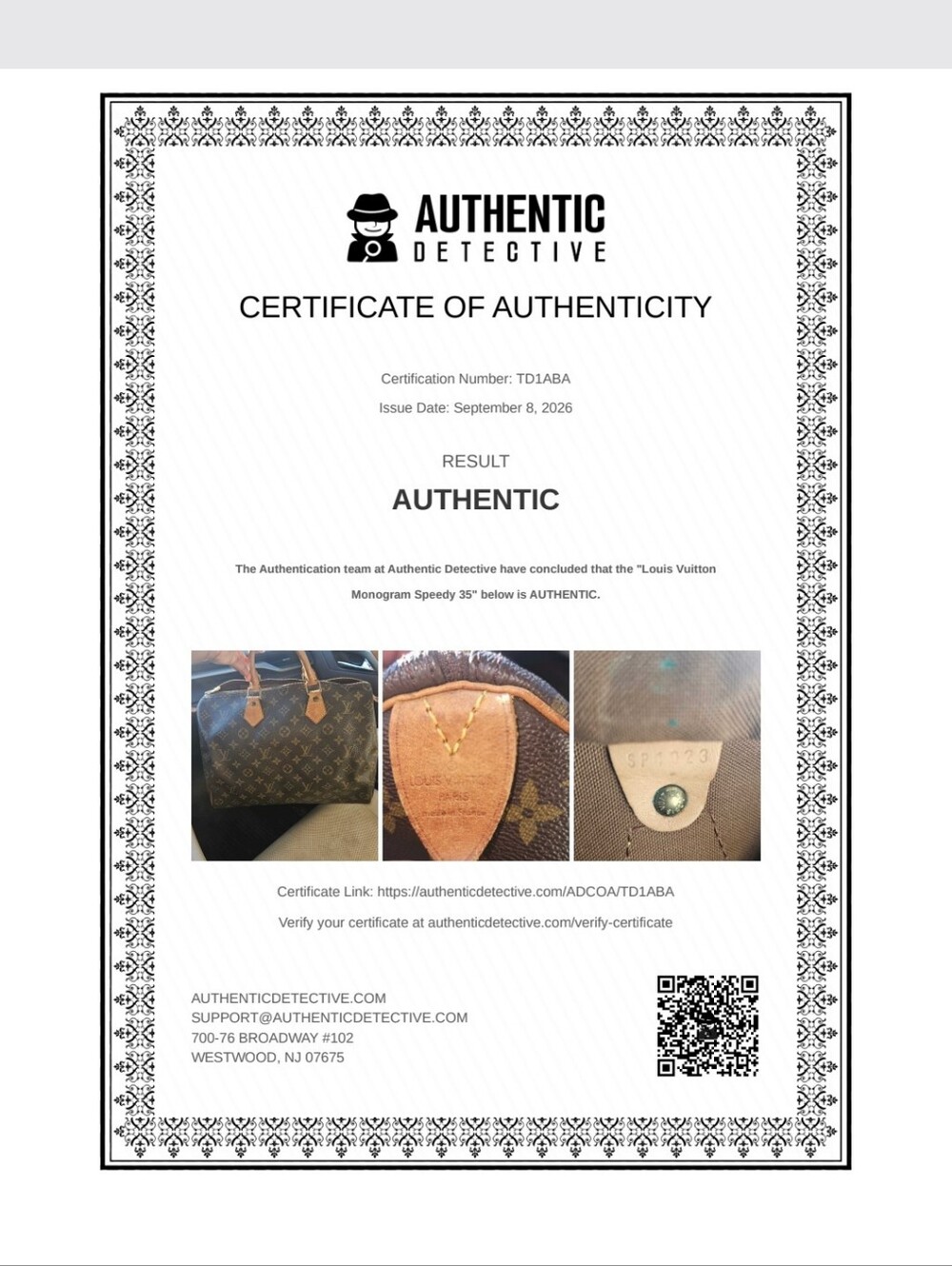 Louis Vuitton Monogram Speedy 35 W/ Free Wallet - Picture 12 of 13